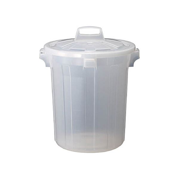 直送・代引不可 (まとめ)TRUSCO 半透明 PPペール丸型 本体45L TPTM-45 1個(フタ別売)【×2セット】 別商品の同時注文不可