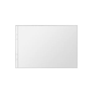 直送・代引不可 TANOSEE チャック式図面ケースA1サイズ 4穴 透明 1セット(5枚) 別商品の同時注文不可