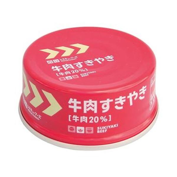直送・代引不可 (まとめ)ホリカフーズ レスキューフーズ牛肉すきやき 1セット(24缶)【×3セット】 別商品の同時注文不可|測定器・工具のイーデンキ