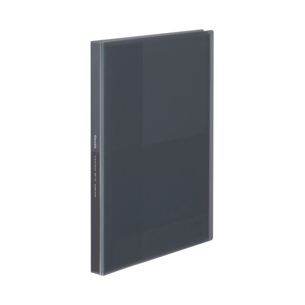 直送・代引不可 （まとめ）コクヨ クリヤーブック（Glassele） 固定式 A4タテ 40ポケット ブラック ラ-GL40D 1冊 【×30セット】 別商品の同時注文不可