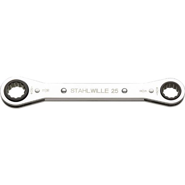 直送・代引不可 STAHLWILLE（スタビレー） 25AN-1／4X5／16 板ラチェットメガネ （41561620） 別商品の同時注文不可