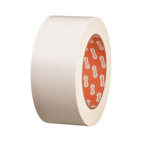 直送・代引不可 (まとめ) TANOSEE 布テープ(カラー) 50mm×25m 白 1巻 【×30セット】 別商品の同時注文不可