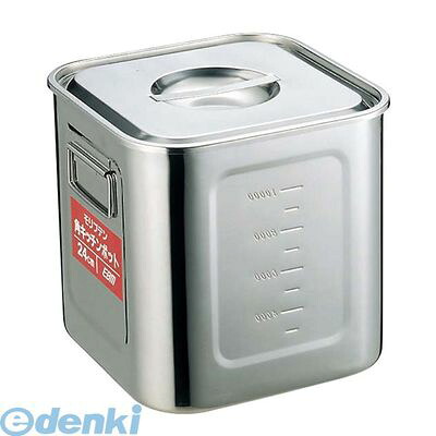 3021600 ＥＢＭ モリブデン 角型キッチンポット 目盛付 ２７cm 4548170032293