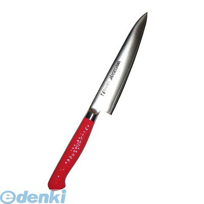 6606660 ﾊｾｶﾞﾜ 抗菌ｶﾗｰ庖丁 ペティーナイフ MPK-15 １５cm レッド 4994808072559