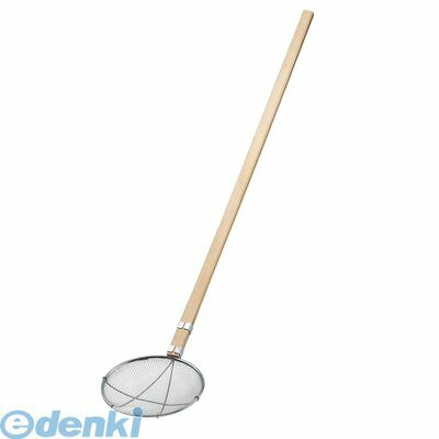 8200600 ＥＢＭ 18-8 木柄 丸型 給食用スクイ網 ２４cm 40ﾒｯｼｭ 4989083304587