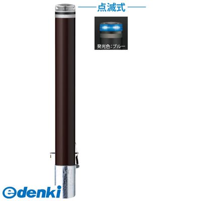 (LINEクーポン有)サンポール V-F230SK-SOL B 直送 代引不可・他メーカー同梱不可 ソーラーLEDボラードVF230SKSOL B