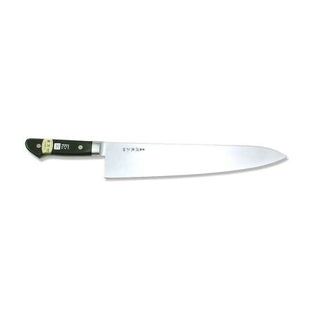 (LINEクーポン有)関兼常 KC-705 源兼正 Mシリーズ 全鋼 口金付 黒合板柄 牛刀 KC705