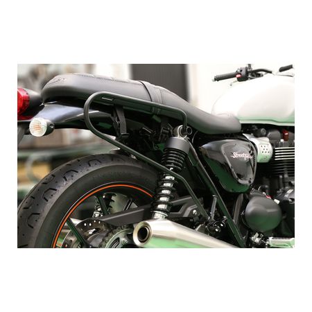 キジマ KIJIMA HTR-08005 バックサポート ボンネビル T100／T120／S・T BK ライト HTR08005 バッグサポート ブラック 右側