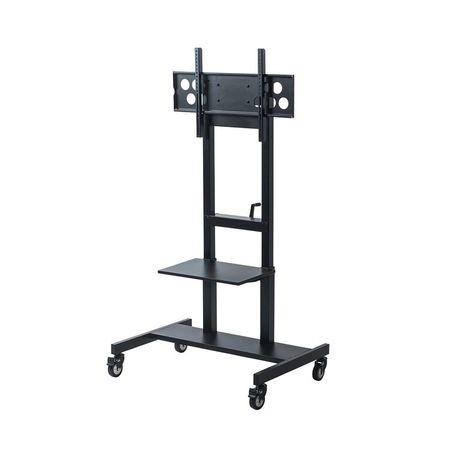 (LINEクーポン有)【個数：1個】サンワサプライ CR-PL30BK 55～65型対応手動上下昇降液晶ディスプレイスタンド CRPL30BK SANWA テレビ スタンドディスプレイラック