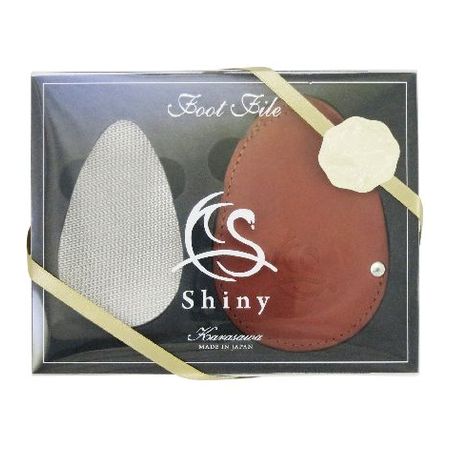 (LINEクーポン有)柄沢ヤスリ 4571448090435 踵ヤスリ ケースレザー【茶】