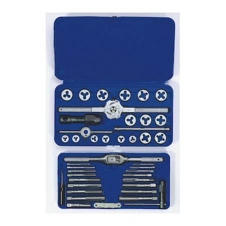 (LINEクーポン有)アーウィン IRWIN 26319 タップ ダイスセット 41pc メトリック NC NPT｜測定器・工具のイーデンキ