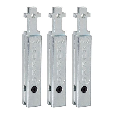 【即納在庫品】「直送」クッコ KUKKO 1-V-100-S 30−1・30−10用延長アーム100MM 3本組 1V100S ハンドツール|測定器・工具のイーデンキ