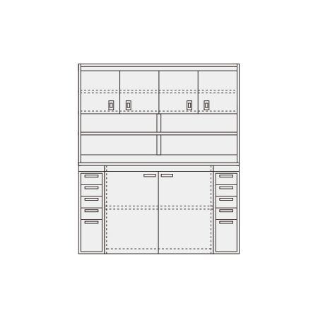 (LINEクーポン有)【個人宅配送不可】サカエ SAKAE PN-H84DW 直送 代引不可・他メーカー同梱不可 ピットイン PNH84DW