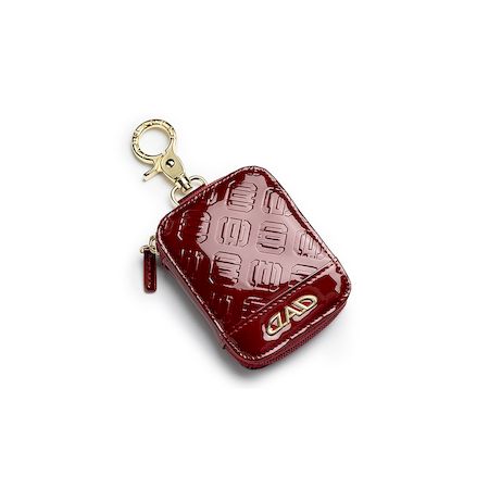 (LINEクーポン有)ギャルソン DAD HA677-03-01 D．A．D ハナセナイ スマートキーケース タイプ モノグラムレザー エナメル ディープレッド HA6770301