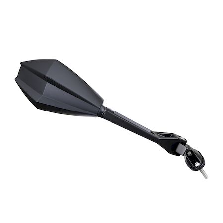 デイトナ DAYTONA 16928 ハイビジミラー バイク用 カウルミラー 右専用 片側1本入り 軽量 広角 6mmボルト 取付ピッチ26－54mm 新保安基準適合 エッジ ロング
