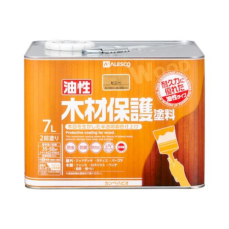 直送 代引不可・他メーカー同梱不可 カンペハピオ 00247643501070 油性木材保護塗料 ピニー 7L Kanpe Hapio【キャンセル不可】