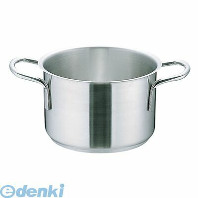 AHVA307 ムラノ インダクション１８&minus;８半寸胴鍋 蓋無 ４０ 4905001111259 Murano TKG｜測定器・工具のイーデンキ