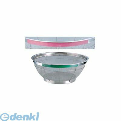 (LINEクーポン有)AZL4749 ＴＫＧ ＮＥＷマンモス カラー 浅型ざる ５０ ピンク 4905001114250 TKGNEWマンモスカラー浅型ざる ステンレス