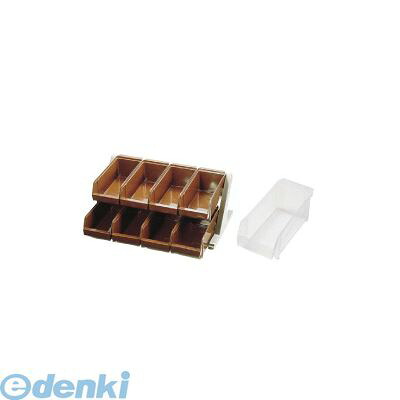 EOC045 ＳＡ１８&minus;８デラックス オーガナイザー ２段４列 ８ヶ入 ホワイト 4905001024900 TKG｜測定器・工具のイーデンキ