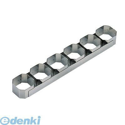 WDB17 １８&minus;１０ケーキリング 正方Ｂ型 ６連 ３１２８&minus;９９ 3011243128991 deBUYER デバイヤー｜測定器・工具のイーデンキ