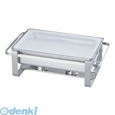 NTEK901 ＫＩＮＧＯオープン角チェーフィング１／１ ２１０２－１ＦＮ－ＰＡ２０８ 4520785083952 陶器フードパン 三宝産業 フルサイズ