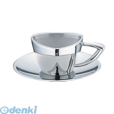 (LINEクーポン有)PTL8101 ＵＫ１８－８トライアングルシリーズ コーヒーカップ＆ソーサー 4520785050961 三宝産業 YUKIWA ユキワ SAMPO SANGYO 業務用