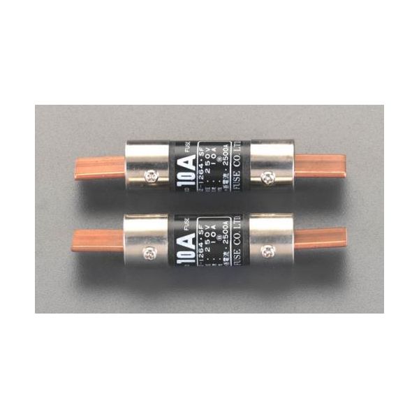 (LINEクーポン有)【個人宅配送不可】【即納在庫品】「直送」エスコ EA758ZV-25 20.0A×250V筒型エンクロヒューズ刃型/2本 EA758ZV25【キャンセル不可】