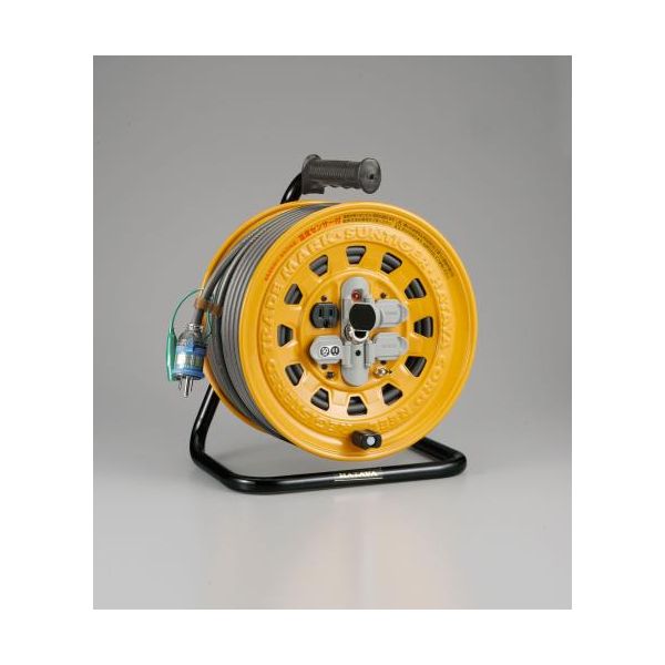 (LINEクーポン有)【即納在庫品】「直送」【個人宅配送不可】 エスコ EA815D-50 直送 代引不可・他メーカー同梱不可 100Vx50m漏電遮断器付コードリール EA815D50【キャンセル不可】 42,467円
