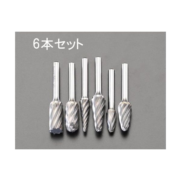 【即納在庫品】「直送」【個人宅配送不可】 エスコ EA819XA 直送 代引不可・他メーカー同梱不可 6mm軸超硬カッターセット EA-819XA【キャンセル不可】｜測定器・工具のイーデンキ 26,194円