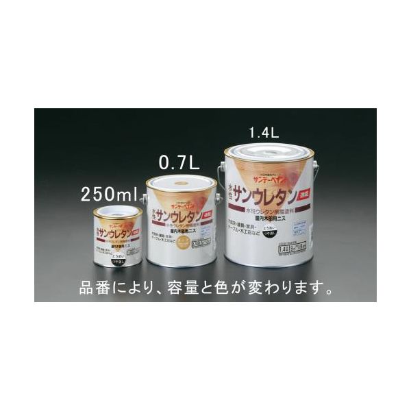 (LINEクーポン有)【即納在庫品】「直送」【個人宅配送不可】 エスコ EA942EL-21 直送 代引不可・他メーカー同梱不可 1.4L速乾水性木部用ニス透明つやあり EA942EL21【キャンセル不可】