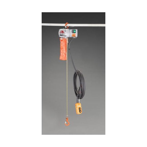 (LINEクーポン有)【即納在庫品】「直送」【個人宅配送不可】 エスコEA987DD-8 直送 代引不可・他メーカー同梱不可 AC100V／200kgx 8m 電動チェーンブロック EA987DD8