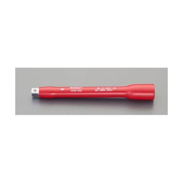(LINEクーポン有)【即納在庫品】「直送」【個人宅配送不可】 エスコEA640RL-6 直送 代引不可・他メーカー同梱不可 3／8”DRx180mm 絶縁エクステンションバー EA640RL6