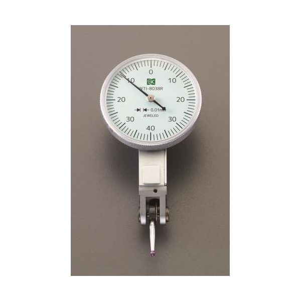 (LINEクーポン有)【即納在庫品】「直送」【個人宅配送不可】 エスコEA725MB-6A 直送 代引不可・他メーカー同梱不可 0．8mm／ 0．01／38mm ダイアルインジケーター ルビー EA725MB6A