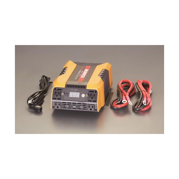 (LINEクーポン有)【即納在庫品】「直送」【個人宅配送不可】 エスコEA812JC-7 直送 代引不可・他メーカー同梱不可 DC12V→AC100V・1500W インバーター EA812JC7