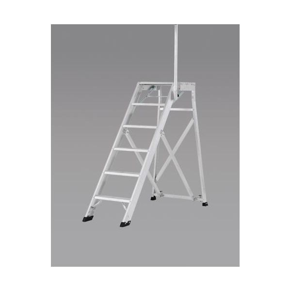 (LINEクーポン有)【即納在庫品】「直送」【個人宅配送不可】 エスコEA903BD-29 直送 代引不可・他メーカー同梱不可 1．75m／7段 作業台 手掛かり棒／折畳式 EA903BD29