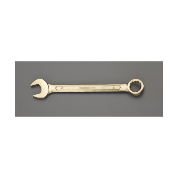(LINEクーポン有)【個人宅配送不可】【即納在庫品】「直送」エスコ EA643BA-17 17mm 片目片口スパナ ノンスパーキング EA643BA17