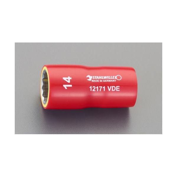 (LINEクーポン有)【個人宅配送不可】【即納在庫品】「直送」エスコ EA640RJ-9 3／8”DRx 9mm 絶縁ソケット EA640RJ9