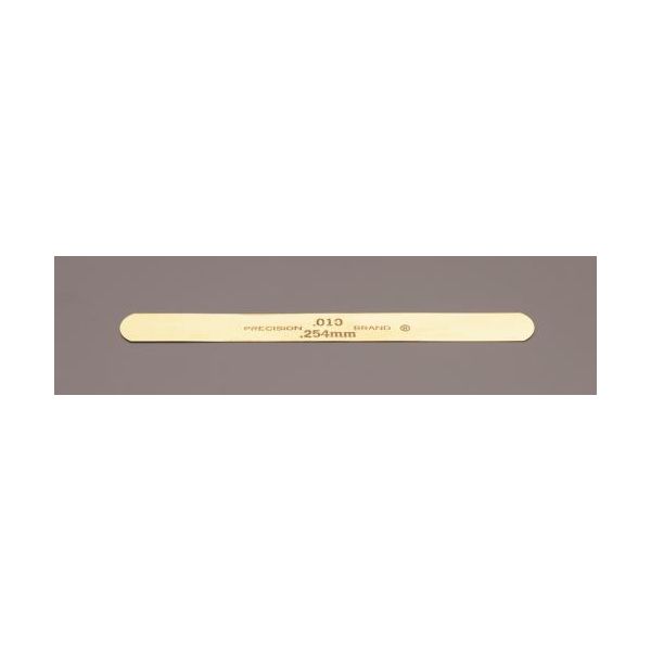 (LINEクーポン有)【個人宅配送不可】【即納在庫品】「直送」エスコ EA725RB-62 0．038x127mm シクネスゲージ 真鍮製／10枚 EA725RB62