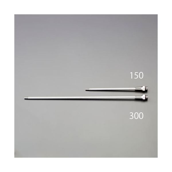(LINEクーポン有)【即納在庫品】「直送」【個人宅配送不可】エスコ EA123AS-150 直送 代引不可・他メーカー同梱不可 2．0穴x150mm ノズル エアーブローガン用／ステンレス製 EA123AS150