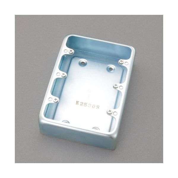 (LINEクーポン有)【個人宅配送不可】【即納在庫品】「直送」エスコ EA940CS-20 124x171x50mm 露出スイッチボックス ハフ EA940CS20