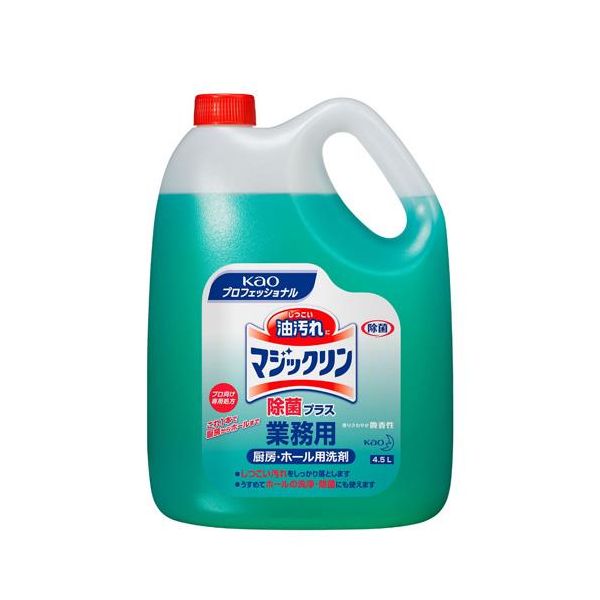【即納在庫品】「直送」【個人宅配送不可】 エスコ EA922KA-8D 直送 代引不可・他メーカー同梱不可 4．5Ｌｘ4個客室厨房洗剤プラス除菌 マジックリン EA922KA8D【キャンセル不可】｜測定器・工具のイーデンキ