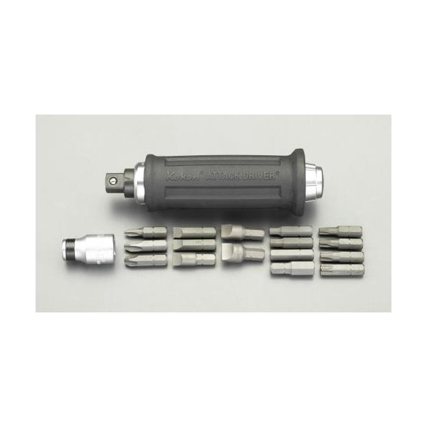 【即納在庫品】「直送」【個人宅配送不可】 エスコ EA550XD-2 直送 代引不可・他メーカー同梱不可 5/16Hexビット付イパクトドライバーセット EA550XD2【キャンセル不可】｜測定器・工具のイーデンキ
