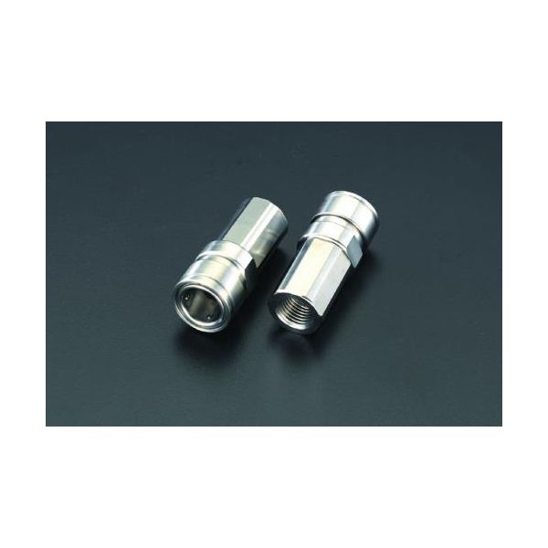 【即納在庫品】「直送」【個人宅配送不可】 エスコ EA425DJ-4 直送 代引不可・他メーカー同梱不可 1/2ステンレス製雌カプラーソケット EA425DJ4【キャンセル不可】｜測定器・工具のイーデンキ 11,163円