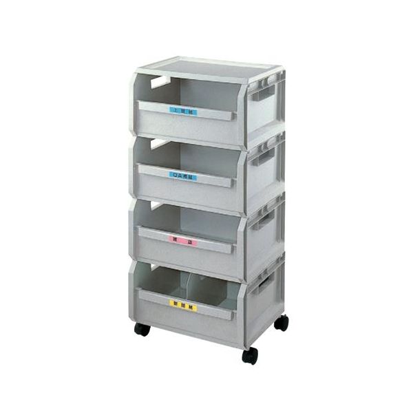 【即納在庫品】「直送」【個人宅配送不可】 エスコ EA995C-15 直送 代引不可・他メーカー同梱不可 510x370x1070mm 分別回収ボックス 4段 EA995C15【キャンセル不可】|測定器・工具のイーデンキ