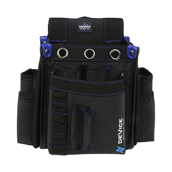 (LINEクーポン有)4977292976916 SK11 腰袋2段 サイドポケット付き DVC－KZ14 DEVICE 藤原産業