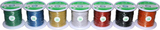 (LINEクーポン有)サンハヤト AWG28-100m 黄 ＡＷＧ２８－１００ｍ:黄 導体φ0.32 AWG28100m黄