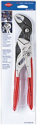 【即納在庫品】「直送」クニペックス KNIPEX 003120V03 プライヤーレンチ＆コブラセット｜測定器・工具のイーデンキ