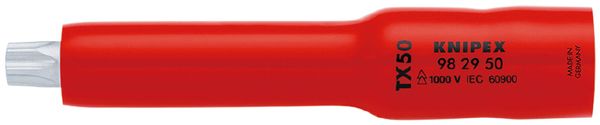 クニペックス KNIPEX 9829-50 １０００Ｖ絶縁ソケットＴ×５０ 982950
