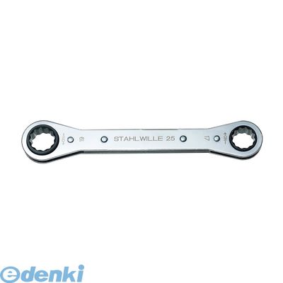スタビレー:STAHLWILLE： STAHLWILLE 25-7X8 板ラチェットメガネ 257X8 板ラチェットメガネレンチ
