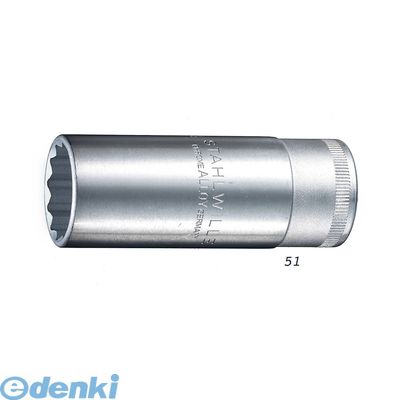 【即納在庫品】「直送」スタビレー:STAHLWILLE： STAHLWILLE 51A-1 1/2SQ ディープソケット51A1｜測定器・工具のイーデンキ